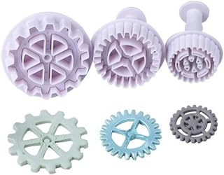 LANCHEN Zahnradform Keksstempel Retro Mechanische Zahnrad Stanzform Frühlingsform Kunststoff Fon…
