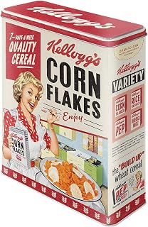 Nostalgic-Art Retro Vorratsdose XL, 4 l, Kellogg’s – Quality Cereal | Original Lizenzprodukt (O…