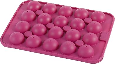 Birkmann, CakePop Baker, Silikonform für 20 CakePops mit je Ø 3,5 cm, mit Lolli-Sticks und Reze…
