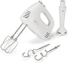 Clatronic® Handmixer | Hand- und Stab- Mixer in Einem | Handrührgerät mit kraftvollem 300 Watt…