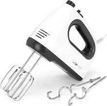 Clatronic Mixer | kraftvoller 400 Watt-Motor | Handmixer | Turbostufe & 5 Geschwindigkeitsstufen …