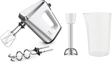 Krups 3 Mix 9000 Handmixer, 750 Watt, Geschwindigkeitsregler, Turbomodus, ergonomischer Griff, Ha…