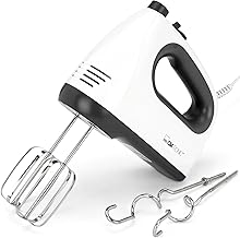 Clatronic Mixer | kraftvoller 400 Watt-Motor | Handmixer | Turbostufe & 5 Geschwindigkeitsstufen …