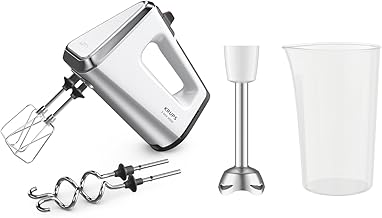 Krups 3 Mix 9000 Handmixer, 750 Watt, Geschwindigkeitsregler, Turbomodus, ergonomischer Griff, Ha…