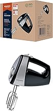 Grundig HM 5040 Premium-Handmixer (300 Watt), schwarz-silber