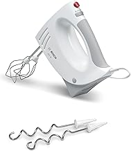 Bosch Handrührer MFQ3530, Handrührgerät, 2 Rührbesen, 2 Edelstahl-Knethaken,spülmaschinengee…