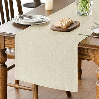Artoid Mode Beige Herbst Tischläufer, Abwaschbar Küche Esstisch Tisch Dekoration Drinnen Urlaub…