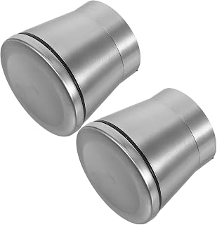 iplusmile 2 Stück Ersatz Metallschleifdeckel aus Edelstahl für Salzmühle und Pfeffermühle mit…
