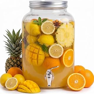 Saveur et Dégustation KV7177 Glaskrug zum Einschenken, transparent, 18 x 18 x 31 cm | Getränkes…