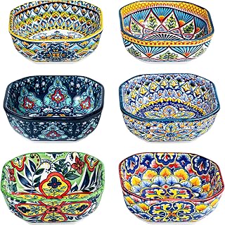 HENXFEN LEAD Dipschalen Porzellan, 240ml Snackschalen Kleine Quadratische Schüssel, Appetizer-Pl…