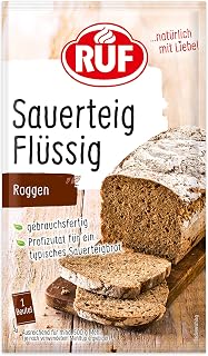 RUF Roggensauerteig flüssig, Sauerteigextrakt für Brot & Brötchen, Sauerteigbrot Backzubehör …