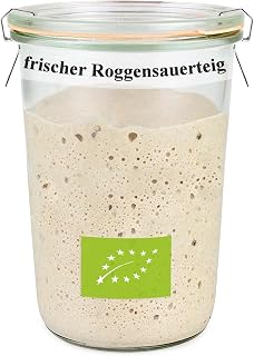 Bäckerei Spiegelhauer frischer Bio Roggensauerteig 300g I Brot backen ohne Hefe I Natursauerteig…