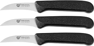 GRÄWE Obstmesser, 3er Set, Gemüsemesser, kleines Küchenmesser-Set, Schälmesser, Edelstahl, sc…