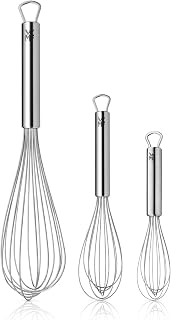 WMF Profi Plus Schneebesen Set 3-teilig, Schneebesen Edelstahl teilmattiert, Rührbesen, Quirl, s…