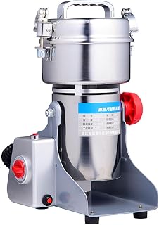 700G Elektrische Getreidemühle 304 Edelstahl, 6-Klingen Mühle Mit Timer Und Überlastschutz, 0-…