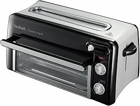 Tefal RETRO Toast n’ Grill – 2-in-1 Toaster und Mini-Backofen, 1300 W, energieeffizienter Min…